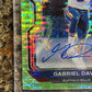 Gabriel Davis RC 2020 Panini Prizm Green Pulsar Prizm Buffalo Bills Rookie Auto