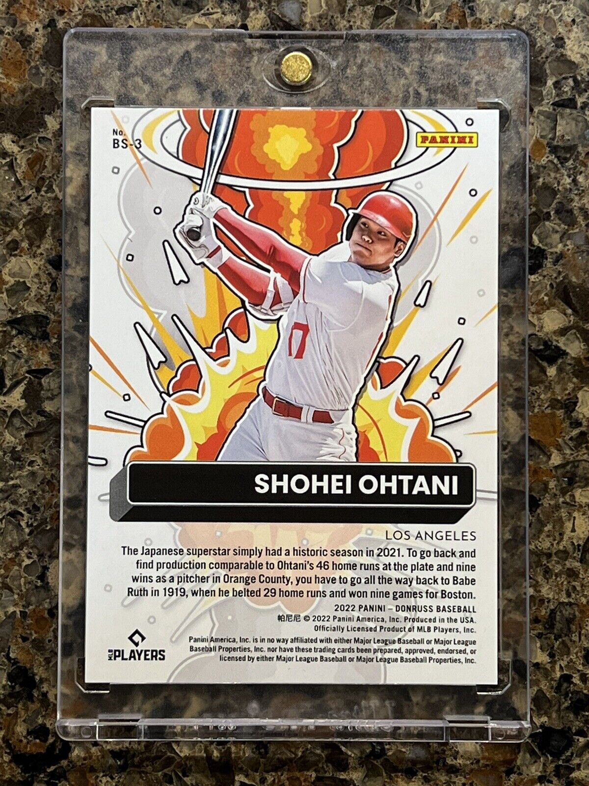 Shohei Ohtani 2022 Panini MLB Donruss BOMB SQUAD! #680/999 Bronze Refractor SSP