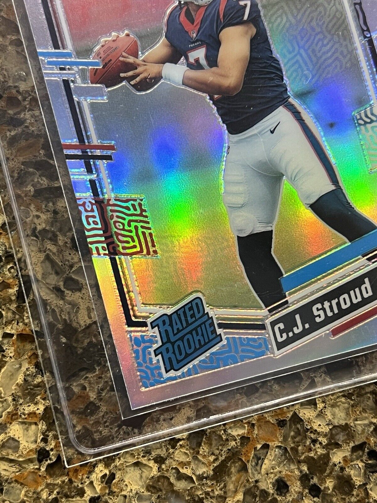 C.J. STROUD RC 2023 Panini Donruss Optic Football RATED ROOKIE Holo Silver Prizm