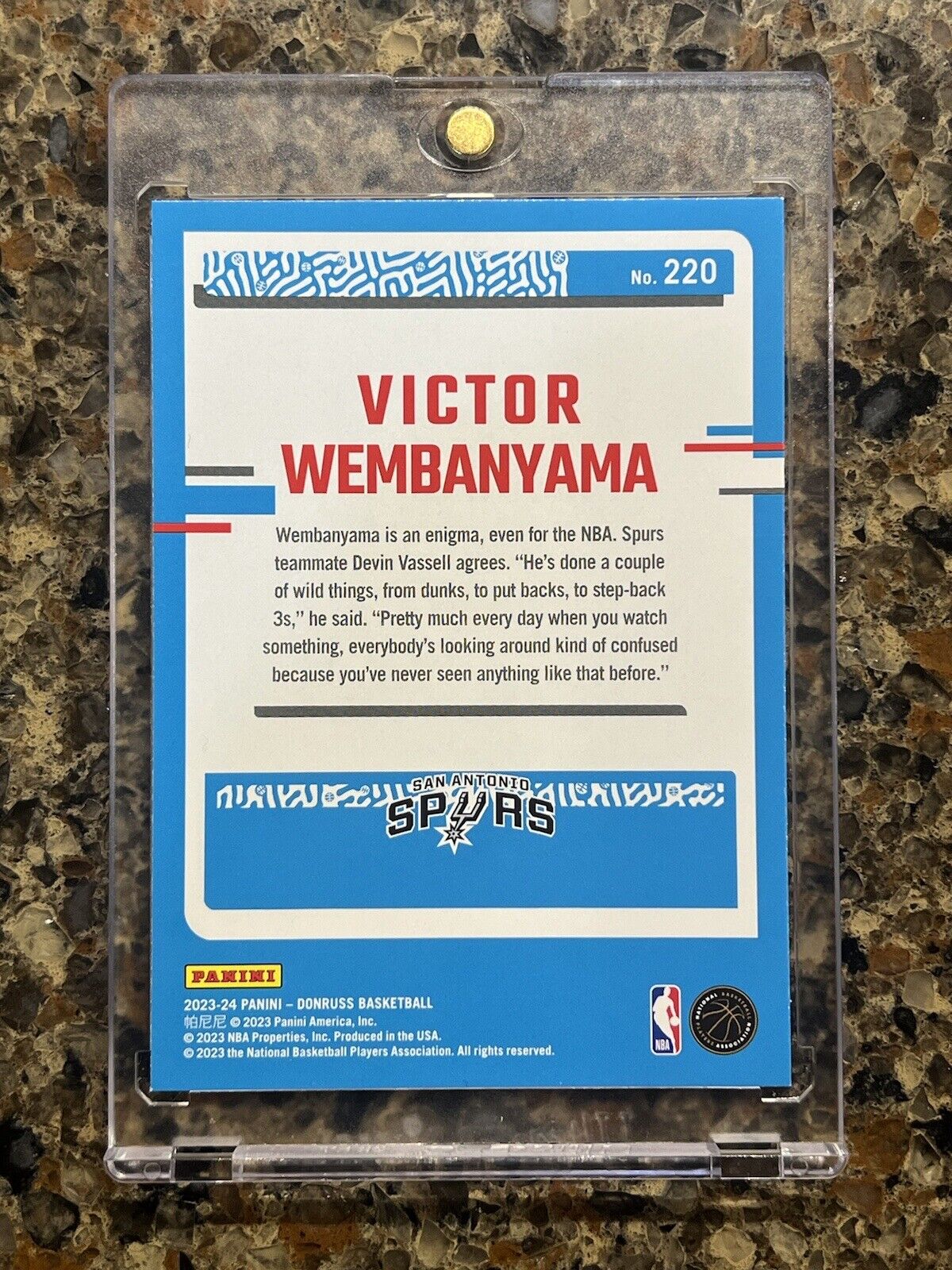 🌟 Victor Wembanyama RC 2023-24 Panini Donruss Basketball RATED ROOKIE Mint 🌟