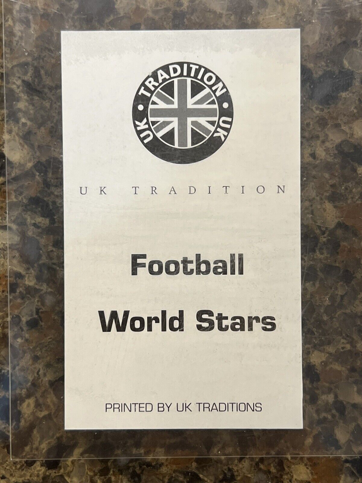 Cristiano Ronaldo RC 2004 UK Traditions Football World Stars SUPER RARE ROOKIE