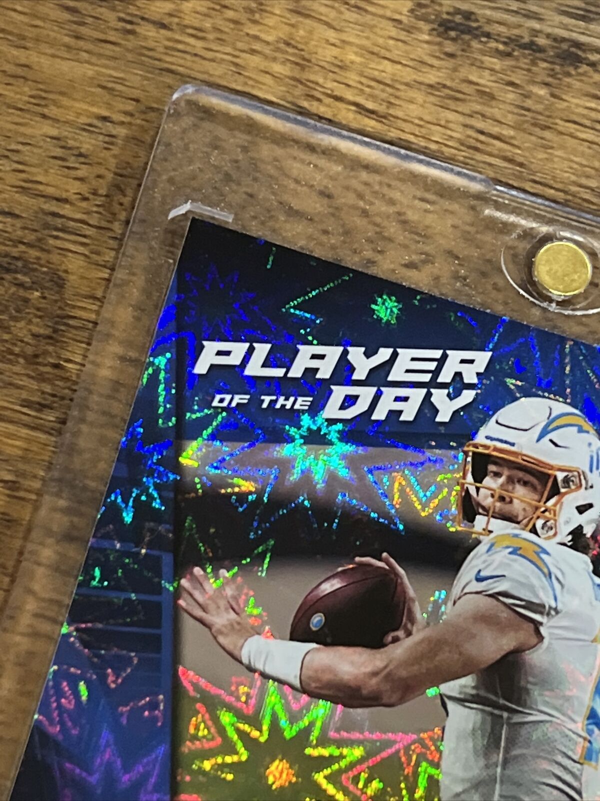 Justin Herbert 2021 Panini Player of the Day KABOOM #75/99 Super Rare SSP