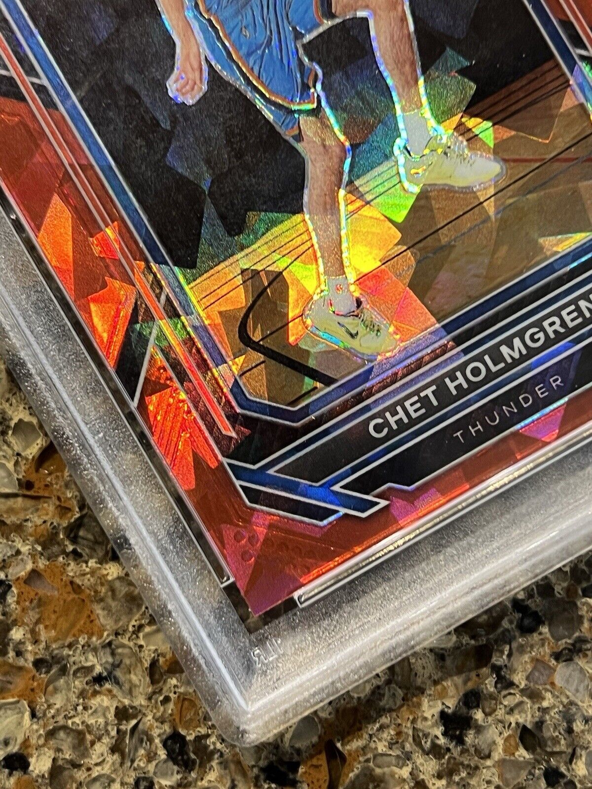 Chet Holmgren RC - 2022-23 Panini Prizm Red Ice - OKC Thunder - Gem Mint PSA 10