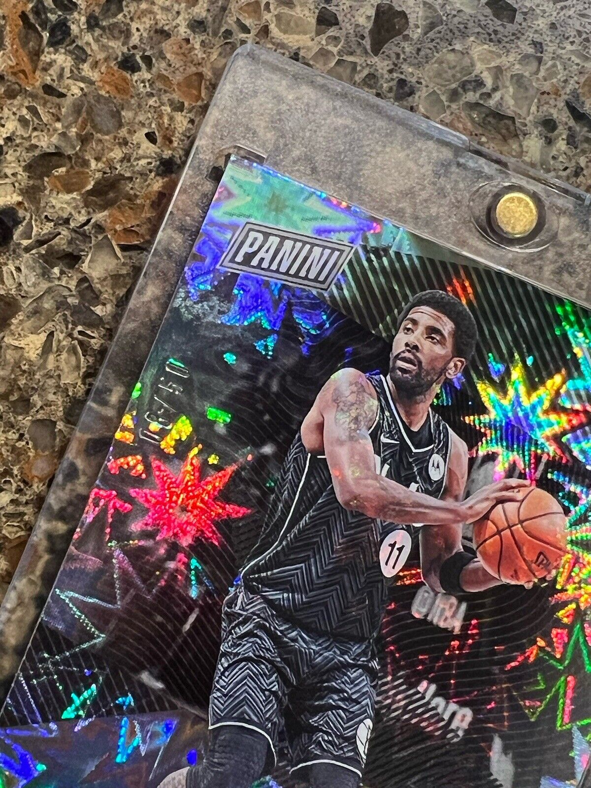 Kyrie Irving 2021 Panini THE NATIONAL 08/50 KABOOM Explosion Rare Gem Mint SSP