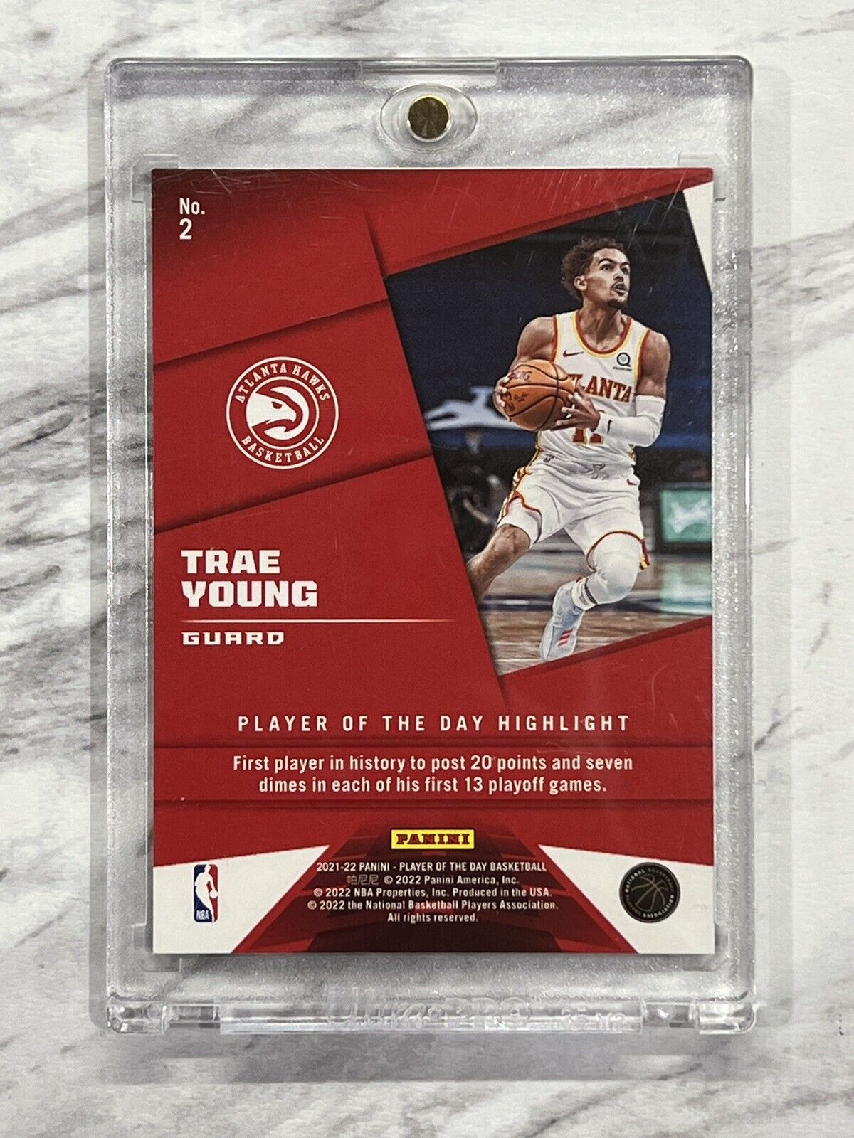 Trae Young 2021 Panini NBA Player Of The Day Kaboom 92/99 Rare SSP Mint Hawks