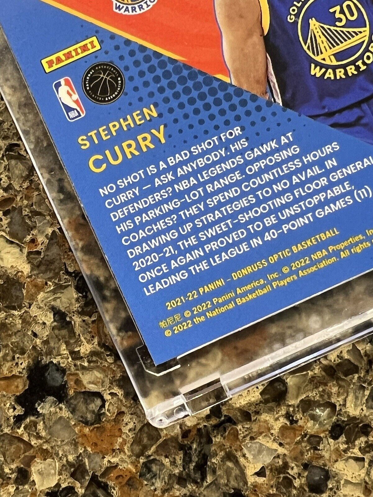 Stephen Curry 2021-22 Panini Donruss Optic MY HOUSE Holo Prizm #3 Gem Mint