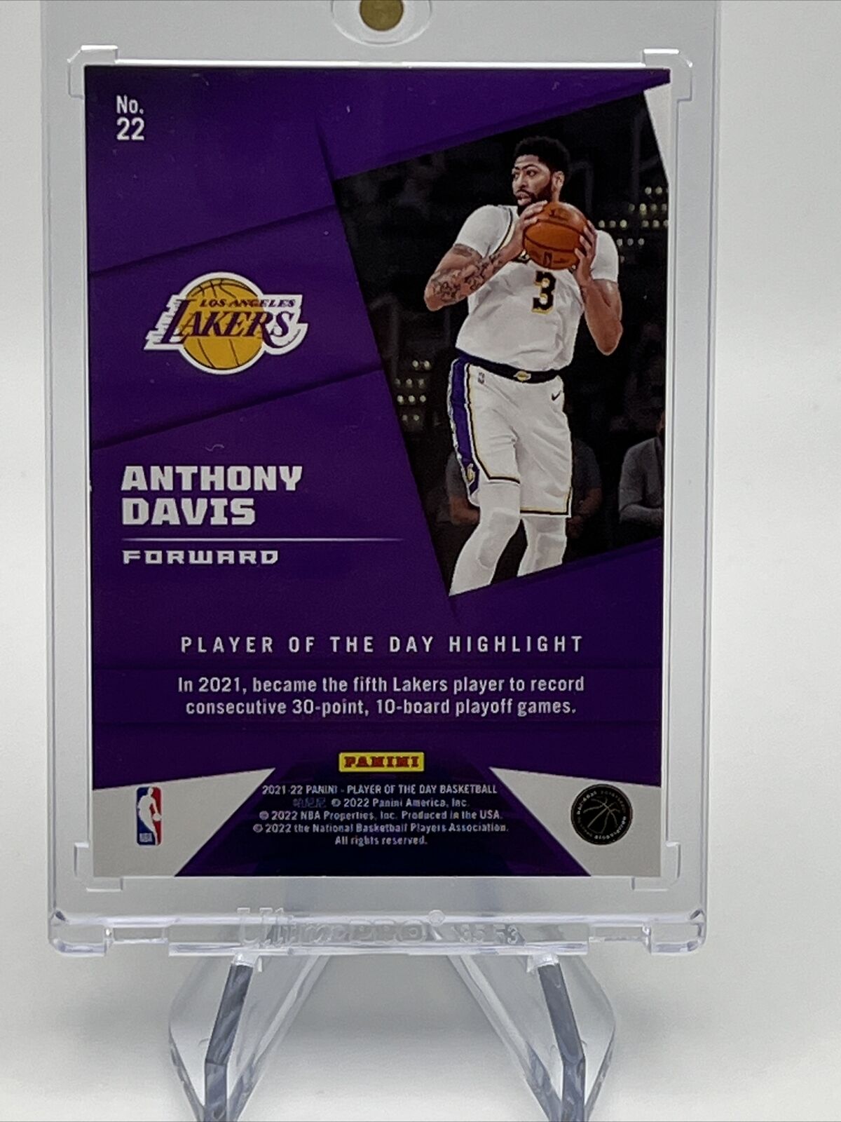 Anthony Davis 2021 Panini Player of the Day KABOOM 77/99 Super Rare Gem Mint SSP