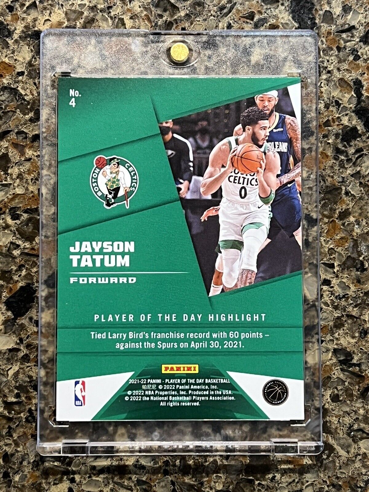 Jayson Tatum 2021 Panini Player of the Day KABOOM #67/99 Celtics Super Rare SSP