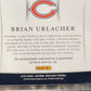 2018 Panini National Treasures Football Brian Urlacher Franchise Treasures 15/25