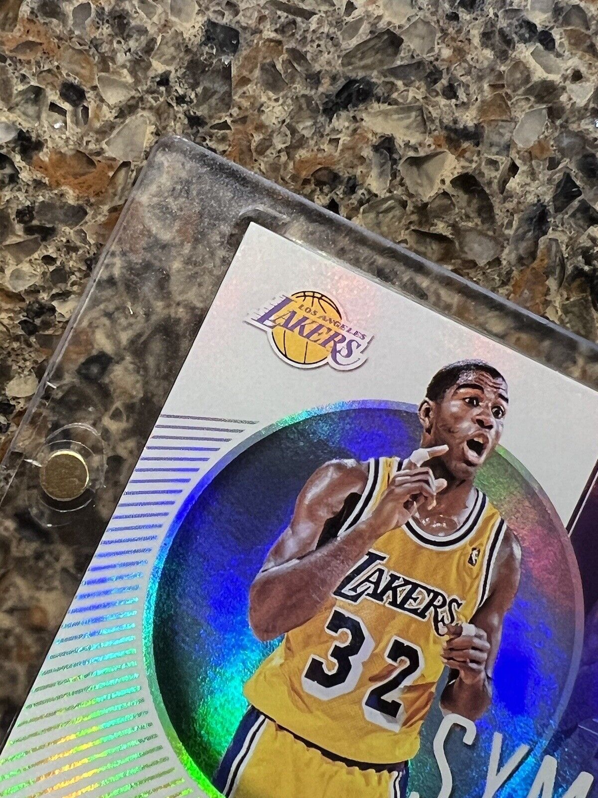 Magic Johnson 2018-19 Panini Status Symbols Holo Refractor Lakers HOF Gem Mint