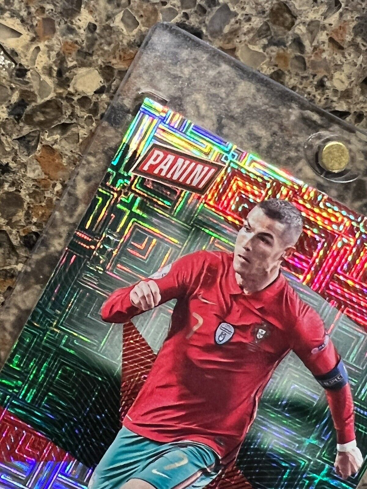 Cristiano Ronaldo 2021 Panini The National Escher Squares #5/10 Super Rare SSP