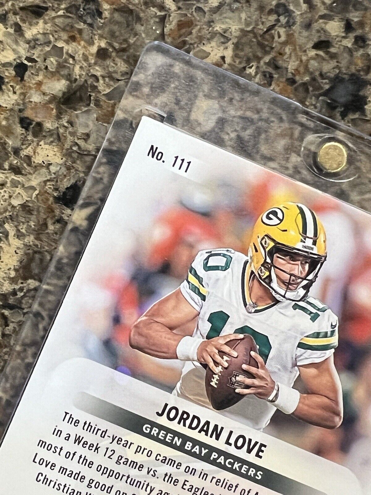 Jordan Love 2023 Panini Prestige Football Xtra Points Sunburst Holo Refractor