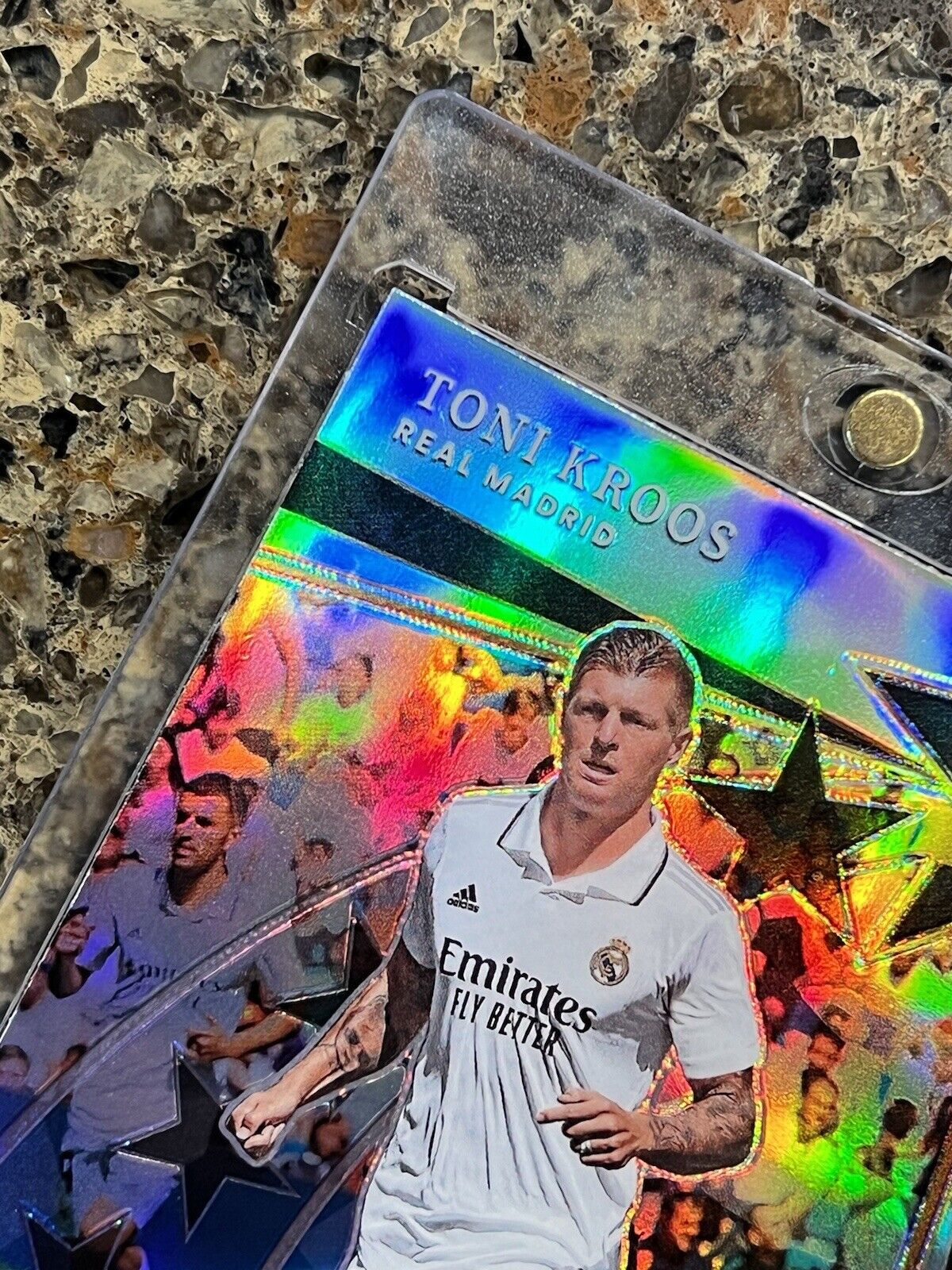 Toni Kroos 2022-23 Panini Select La Liga Soccer Select Stars Refractor Gem Mint