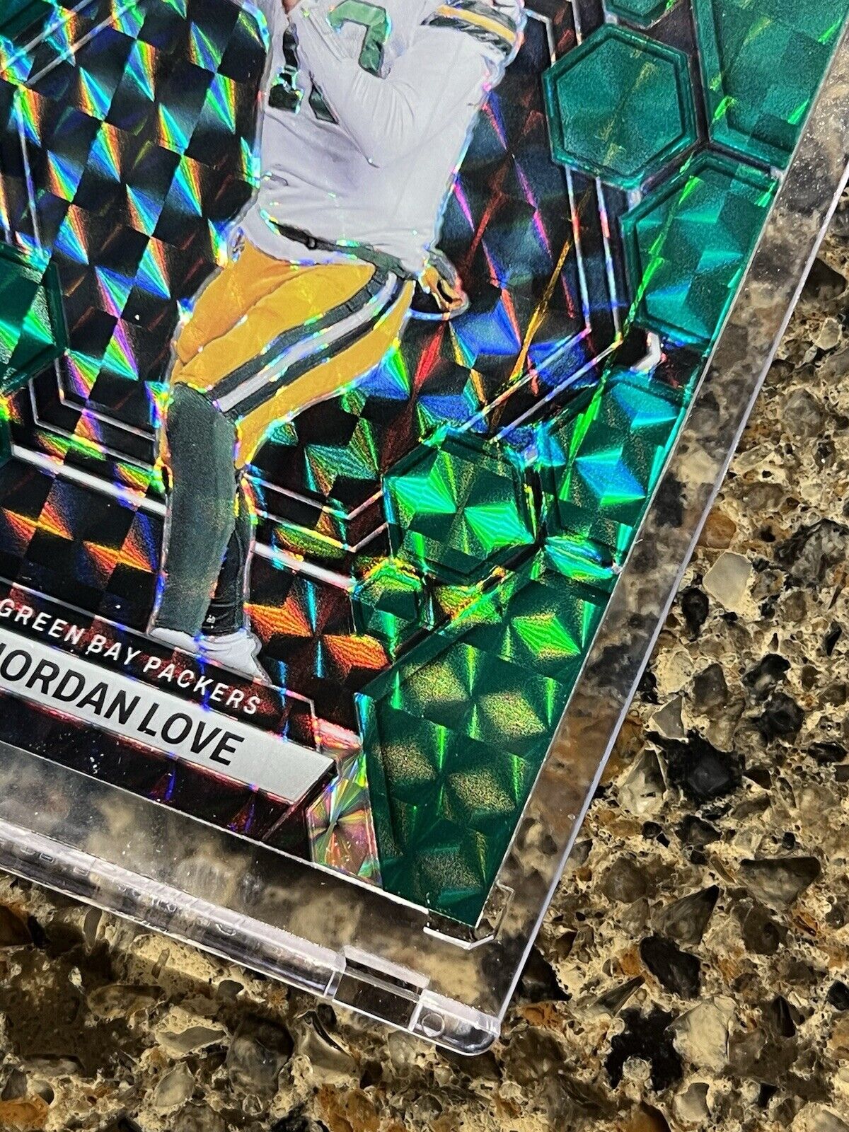 Jordan Love 2023 Panini Mosaic Football Green Prizm #83 Green Bay Packers - MINT