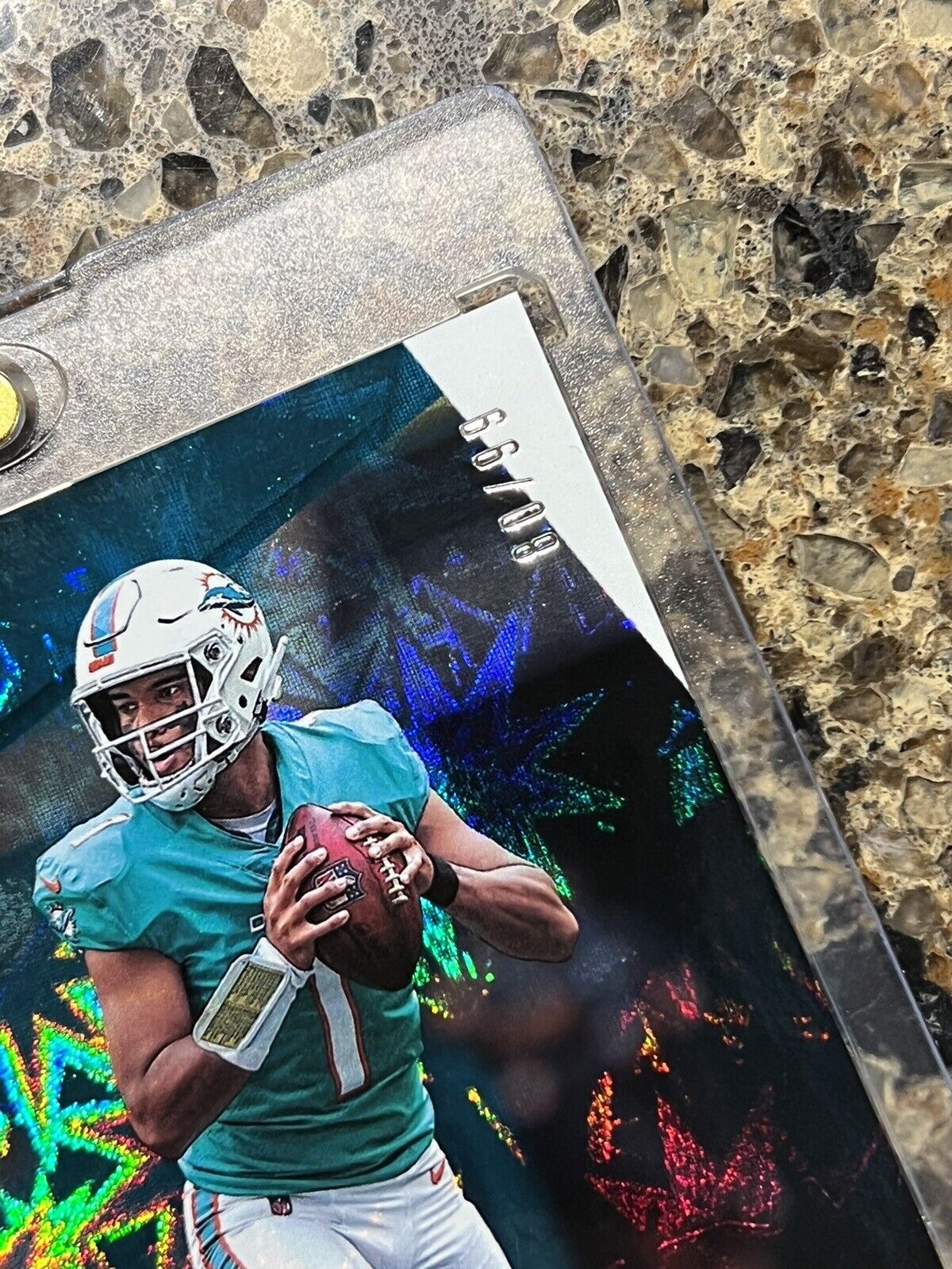 Tua Tagovailoa 2021 Panini Player of the Day Kaboom 80/99 Rare Mint SSP Dolphins