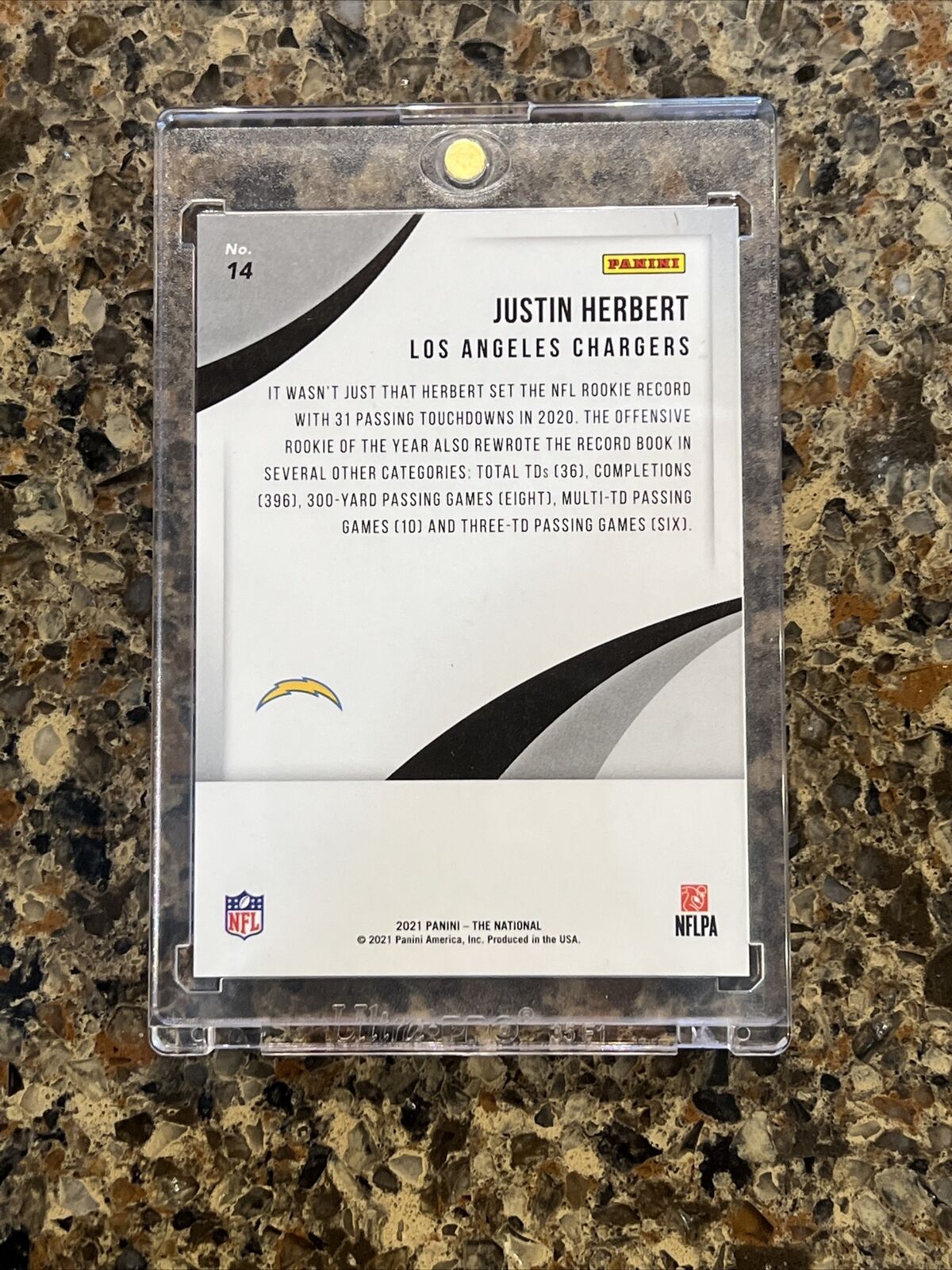 Justin Herbert 2021 Panini The National Diskettes #02/25 Chargers Super Rare SSP