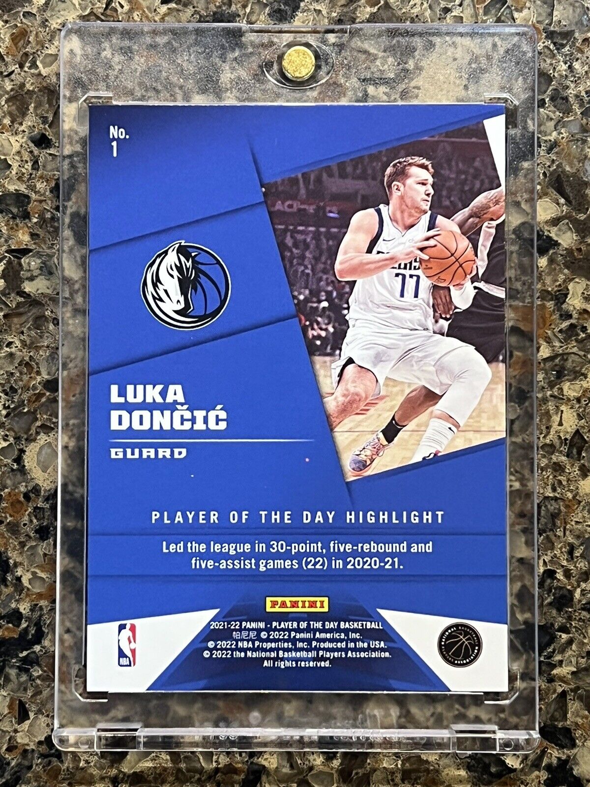 Luka Doncic 2021 Panini Player of the Day KABOOM #25/99 Mavericks Super Rare SSP