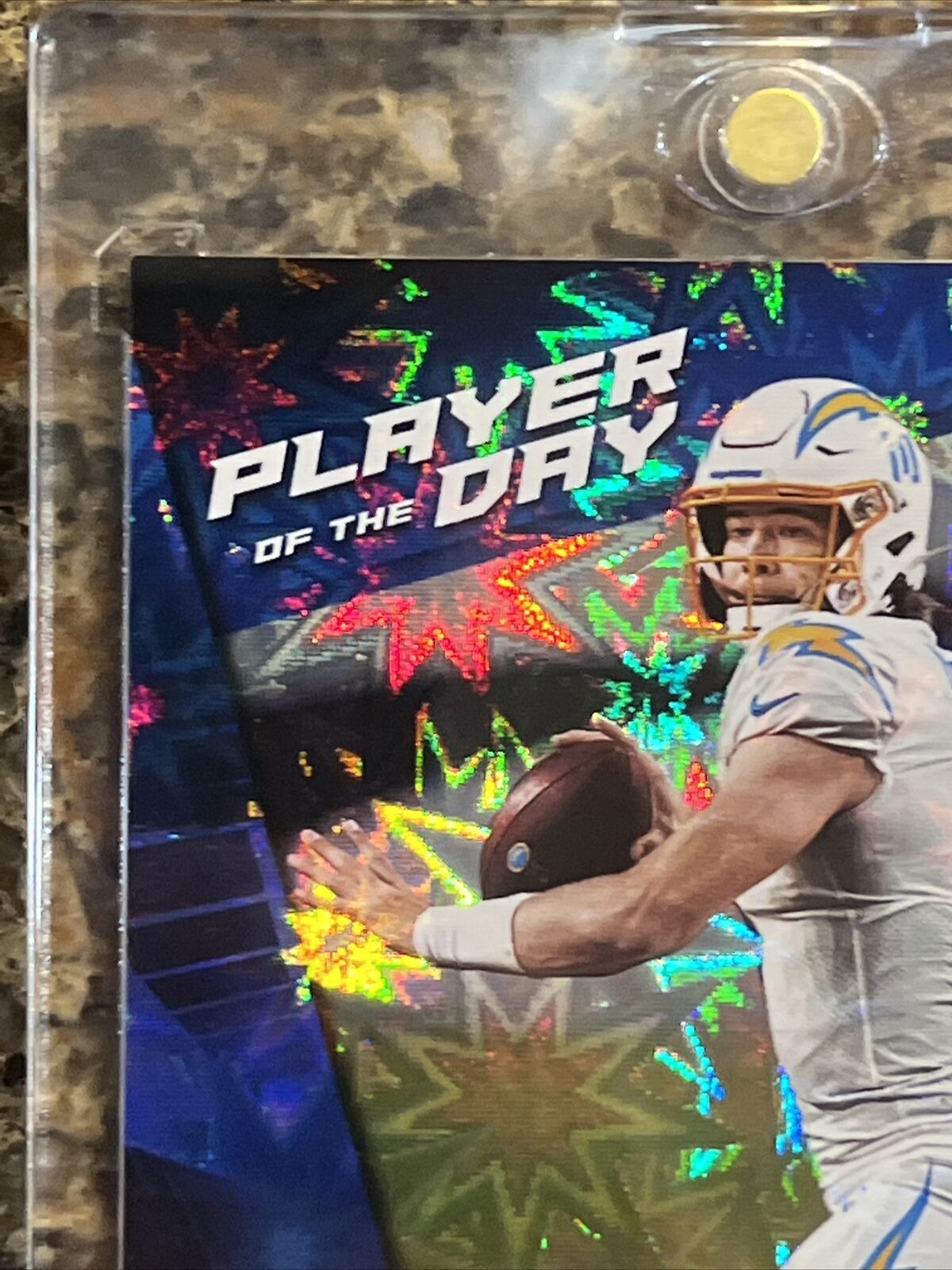 Justin Herbert 2021 Panini Player of the Day KABOOM #65/99 Super Rare SSP