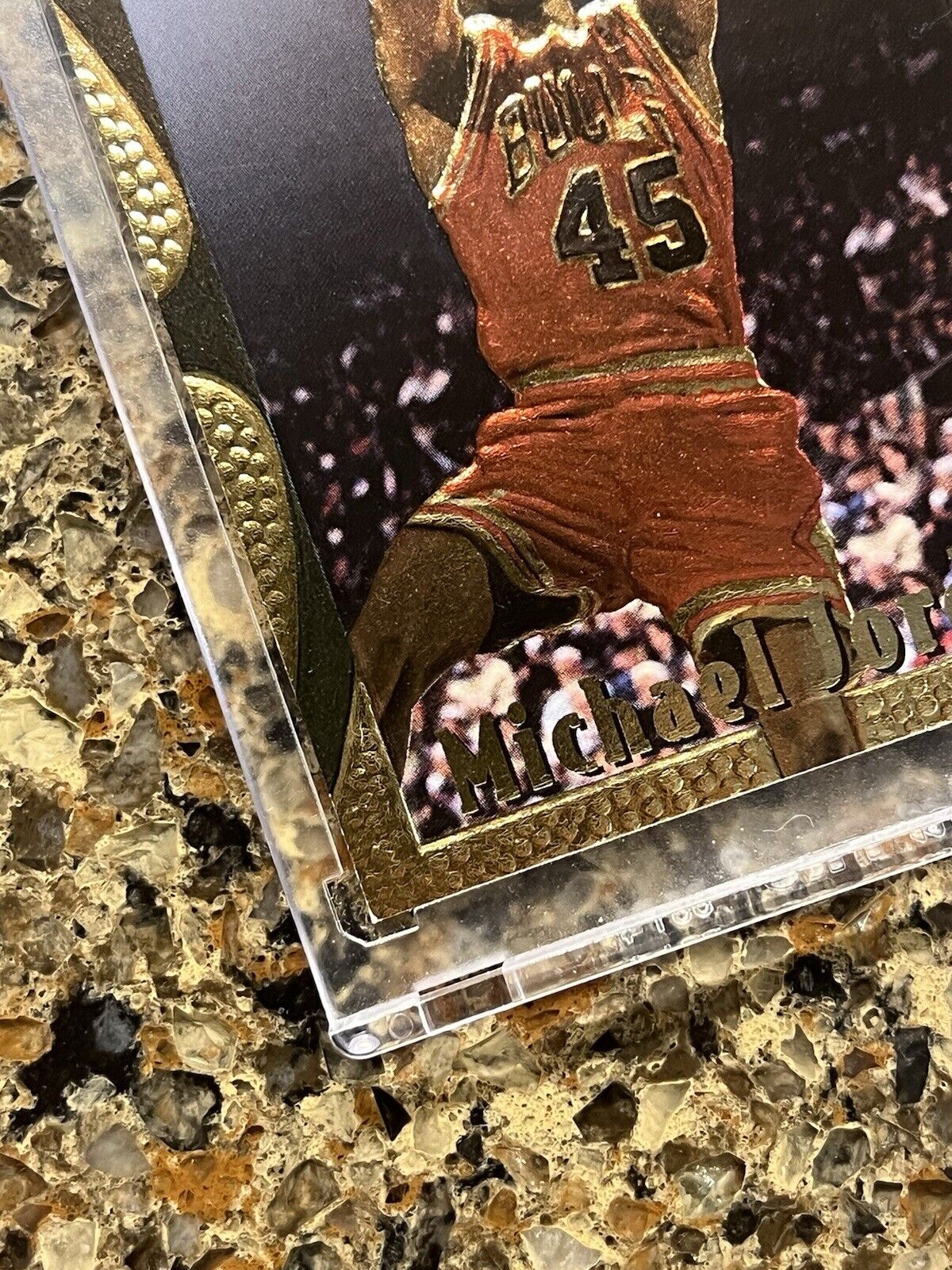 Michael Jordan 1994-95 Topps Embossed Golden Idol #121 RARE Chicago Bulls HOF