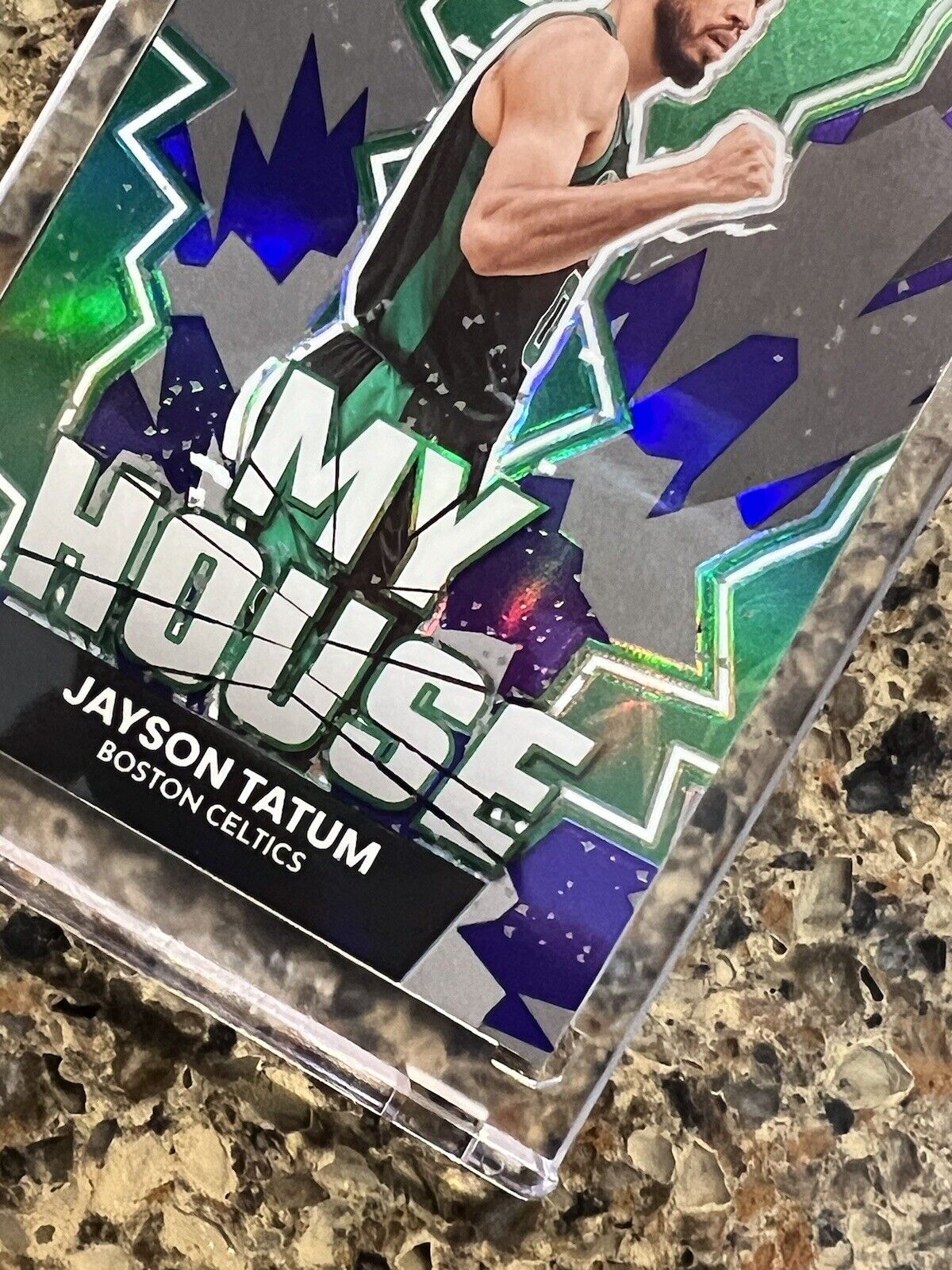 Jayson Tatum 2022-23 Panini Donruss Optic MY HOUSE Purple Prizm Rare Gem Mint