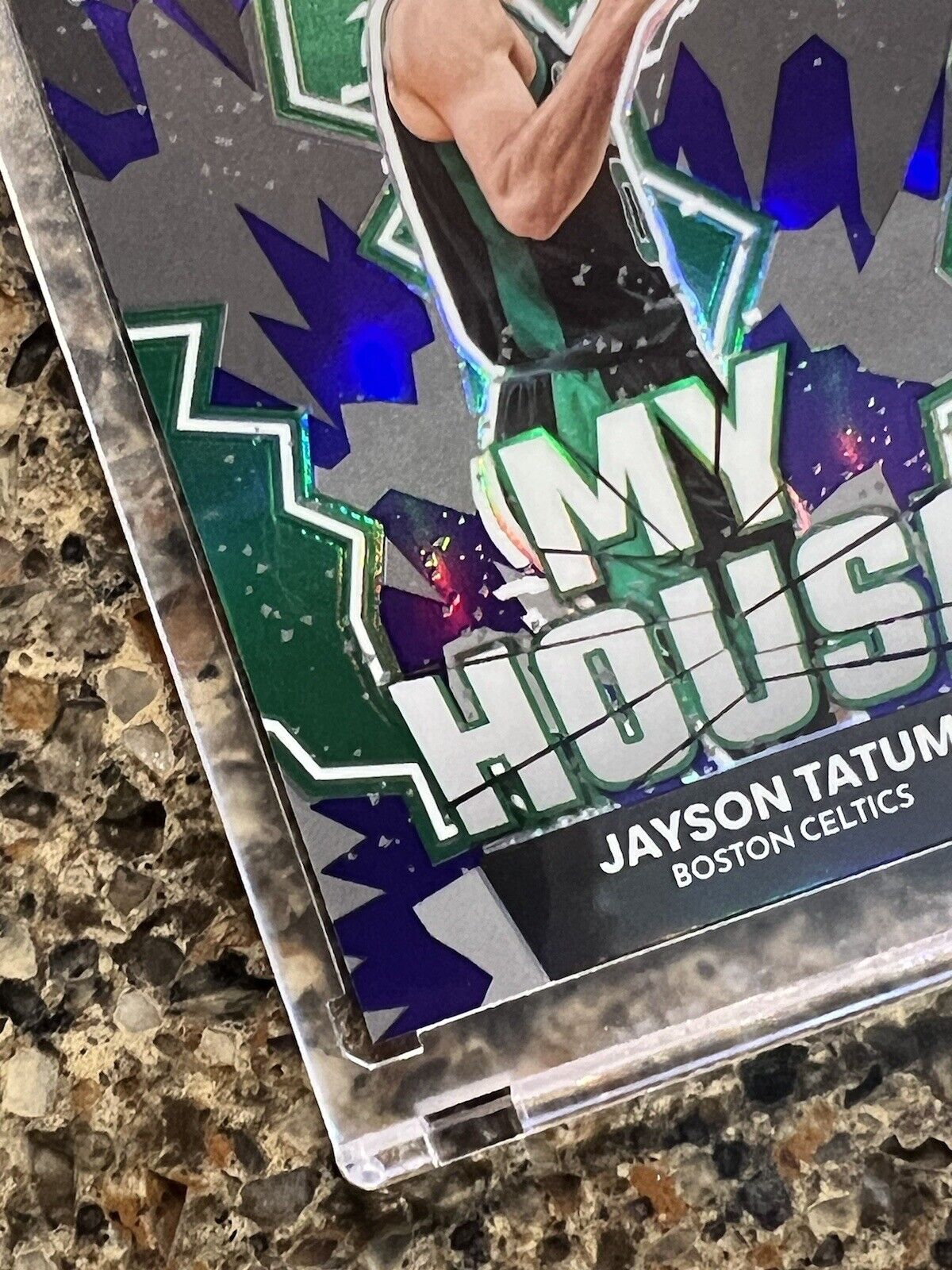 Jayson Tatum 2022-23 Panini Donruss Optic MY HOUSE Purple Prizm Rare Gem Mint