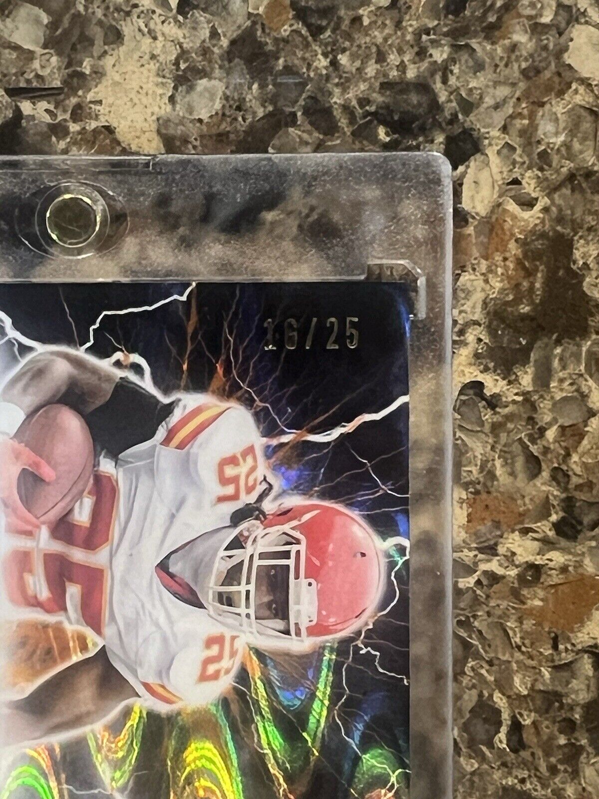 Jamaal Charles 2023-24 Topps Composite Amped Up Tri-Color Patch Autograph #16/25