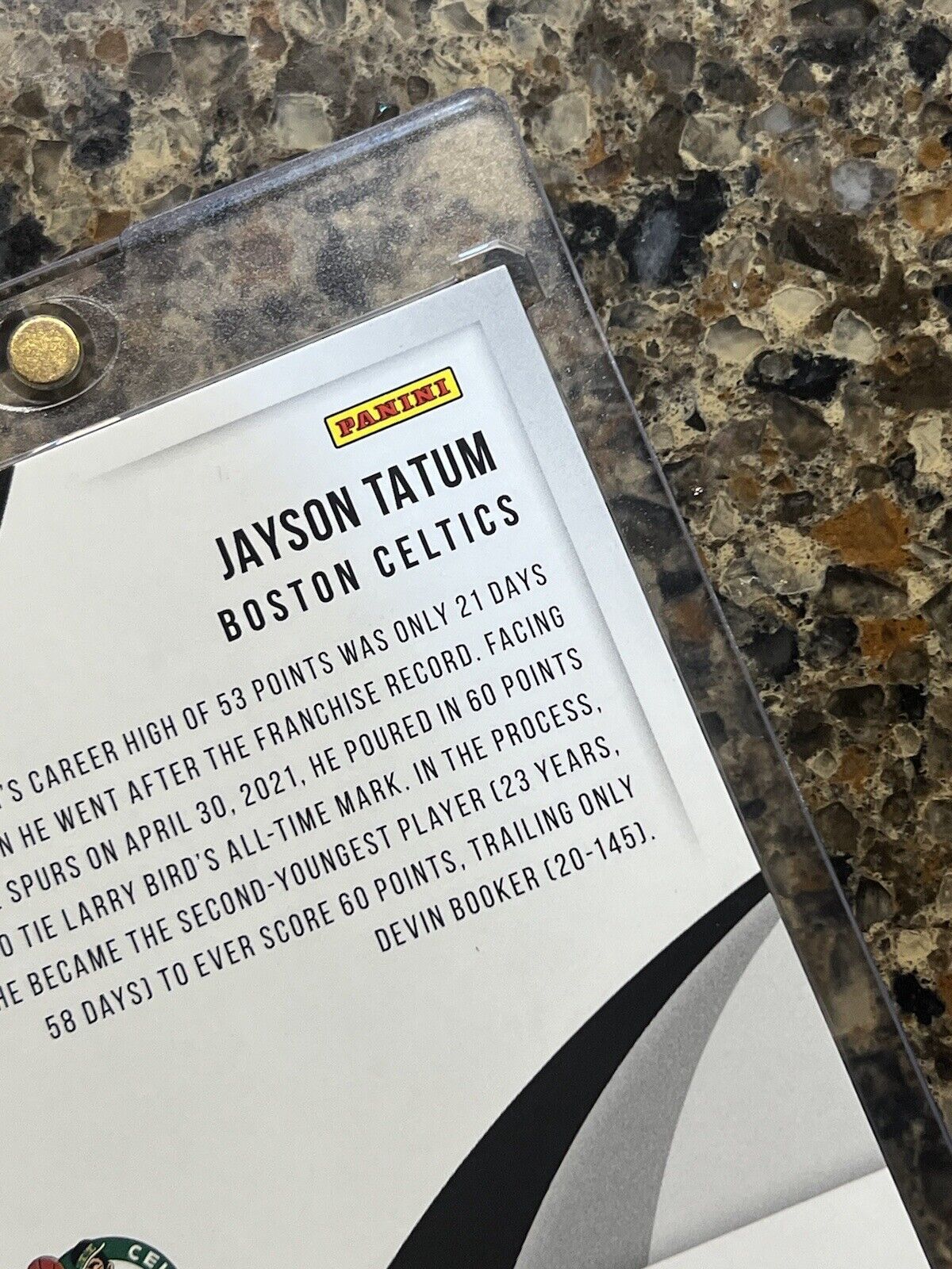 Jayson Tatum 2021 Panini The National Escher Squares 1/10 Celtics Super Rare SSP