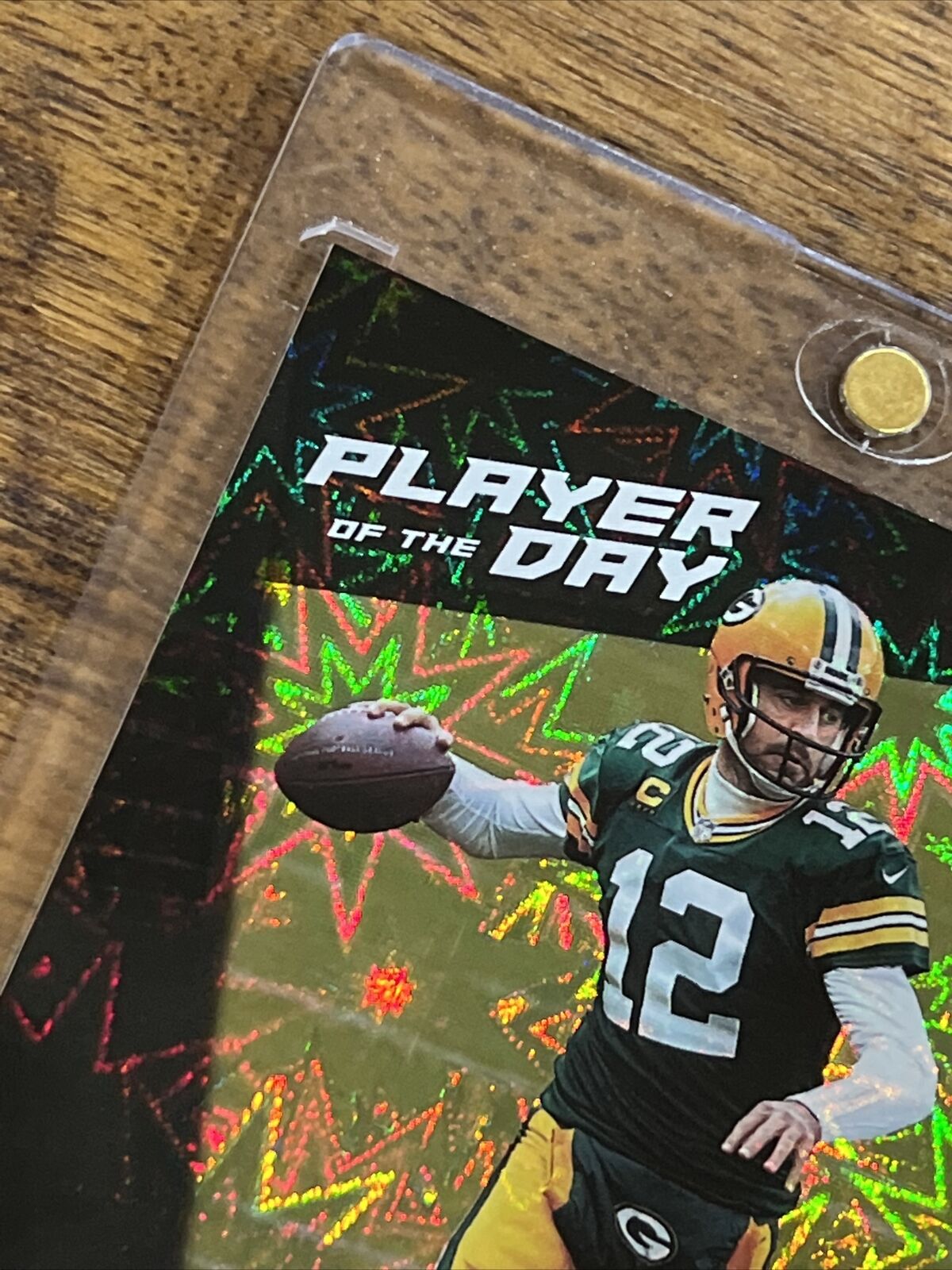 Aaron Rodgers 2021 Panini Player of the Day KABOOM #51/99 Green Bay Packers SSP