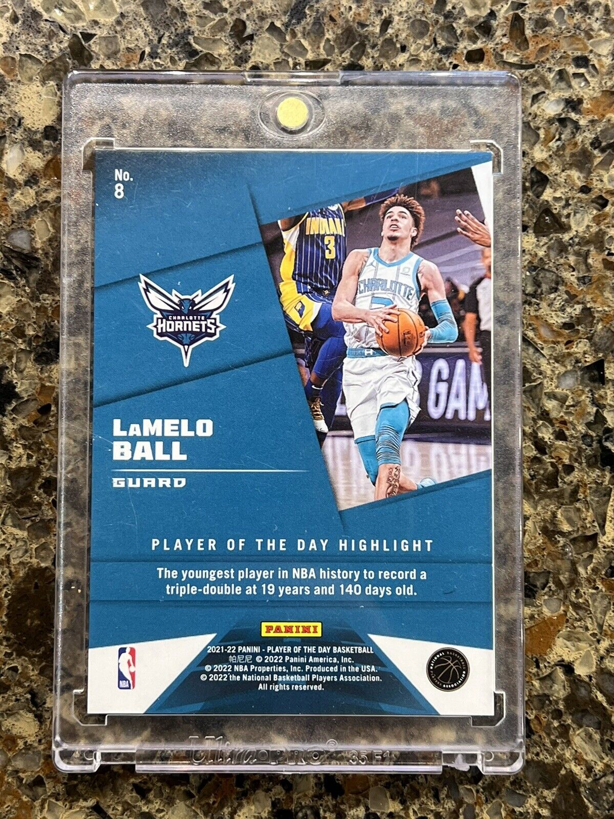 LaMelo Ball 2021 Panini Player of the Day KABOOM #68/99 Hornets Super Rare SSP