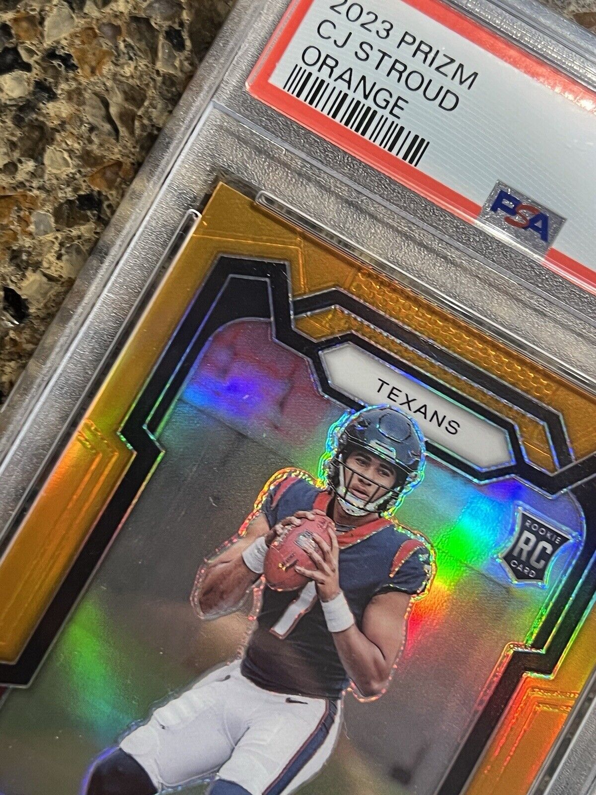 2023 Panini Prizm CJ Stroud Orange #211/249 RC #339 Texans Rookie PSA 9 🔥📈