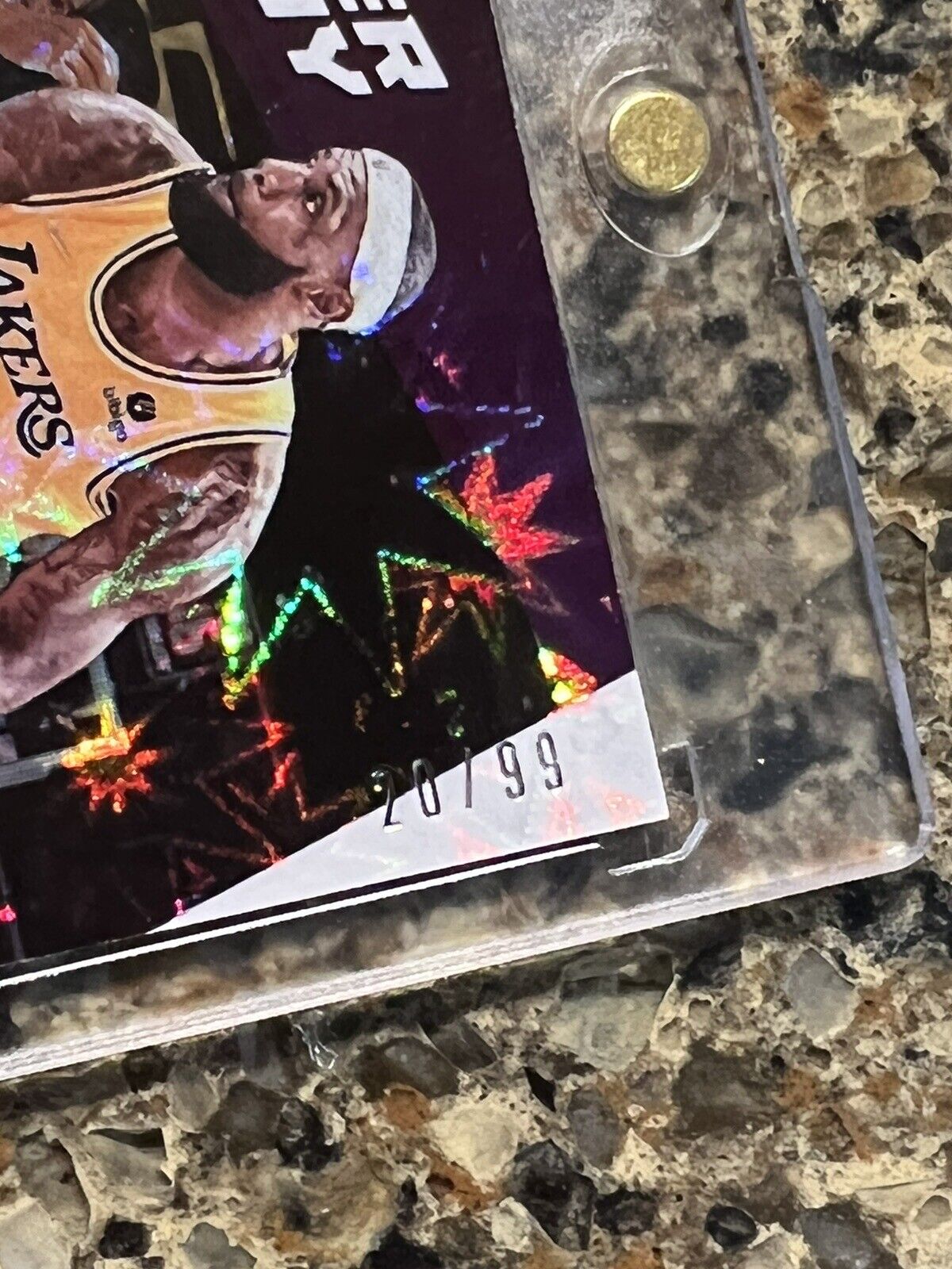 LeBron James 2021 Panini Player of the Day KABOOM #20/99 Lakers Super Rare SSP