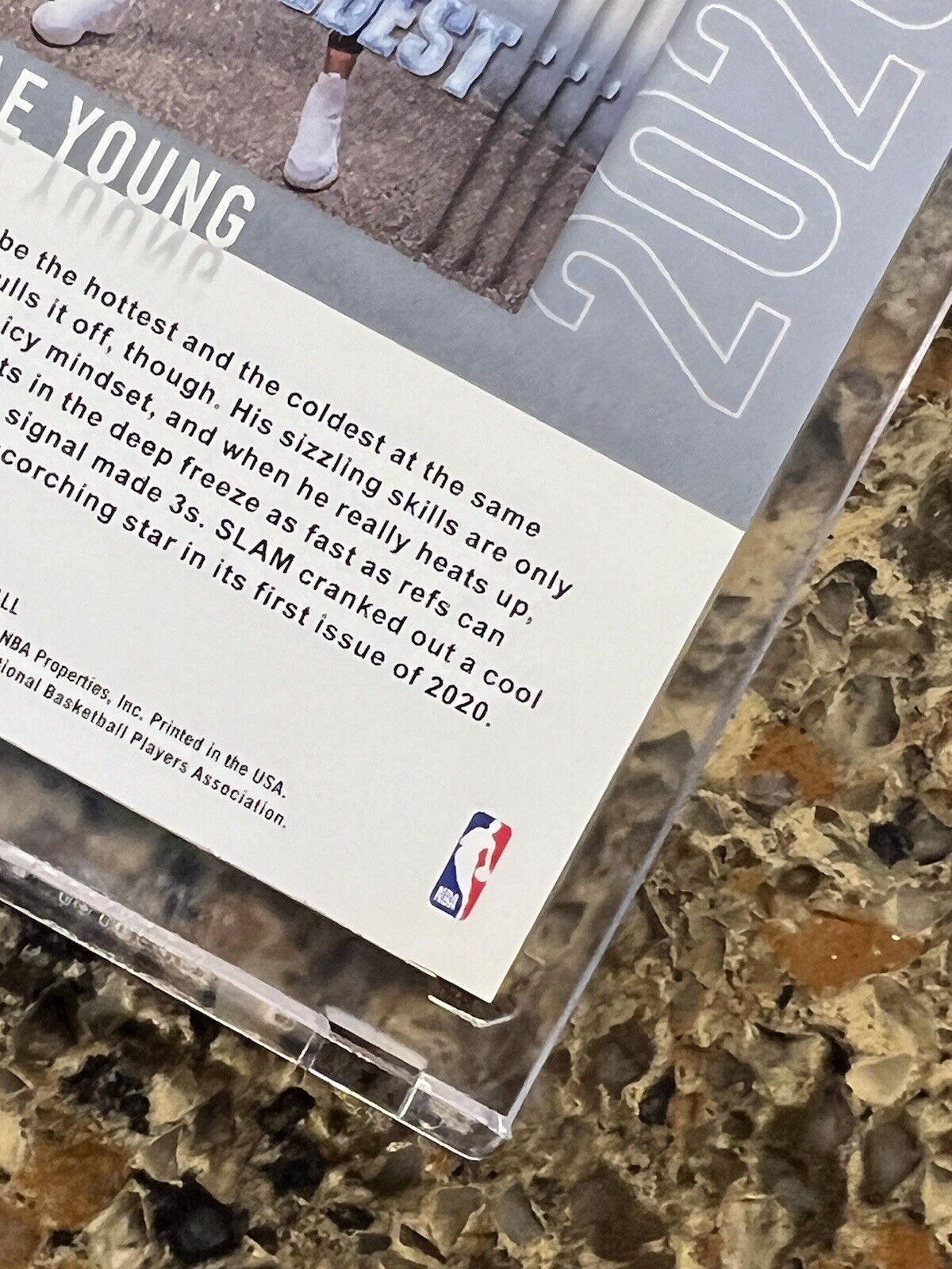 Trae Young 2020-21 Panini Hoops Basketball NBA SLAM GOLD HOLO Rare Gem Mint SSP