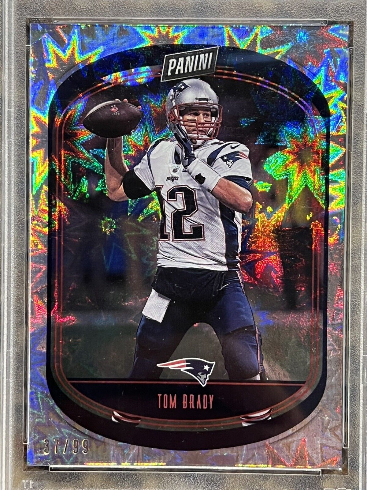 TOM BRADY 2021 Panini Player of the Day Football KABOOM #37/99 SSP HOF - PSA 10