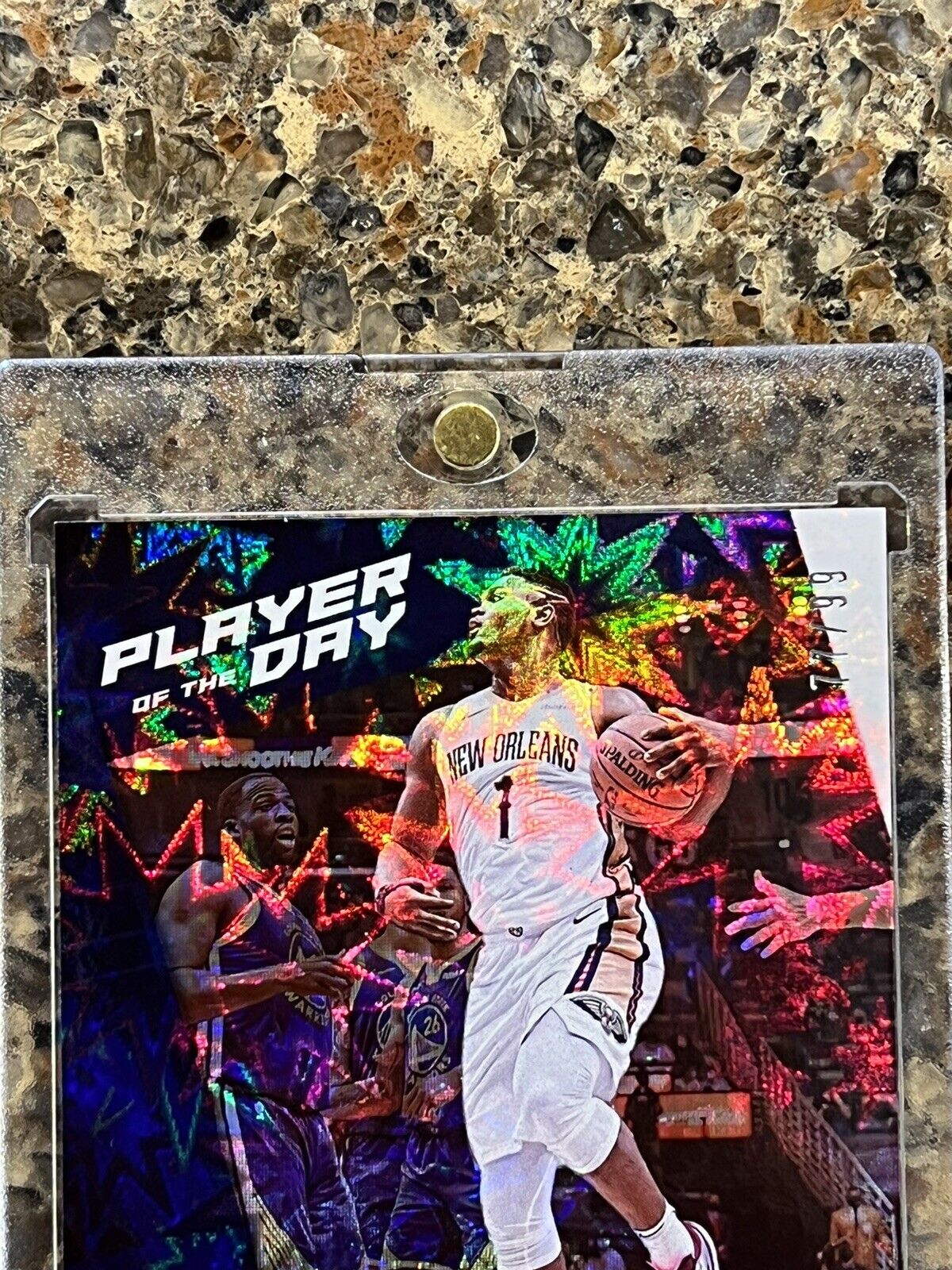 Zion Williamson 2021-22 Panini Player of the Day KABOOM #77/99 SSP Rare! 🚀🚀🚀