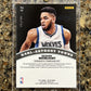 Karl-Anthony Towns 2017 Panini The National Black Prizm Laundry Tag ONE OF ONE!!