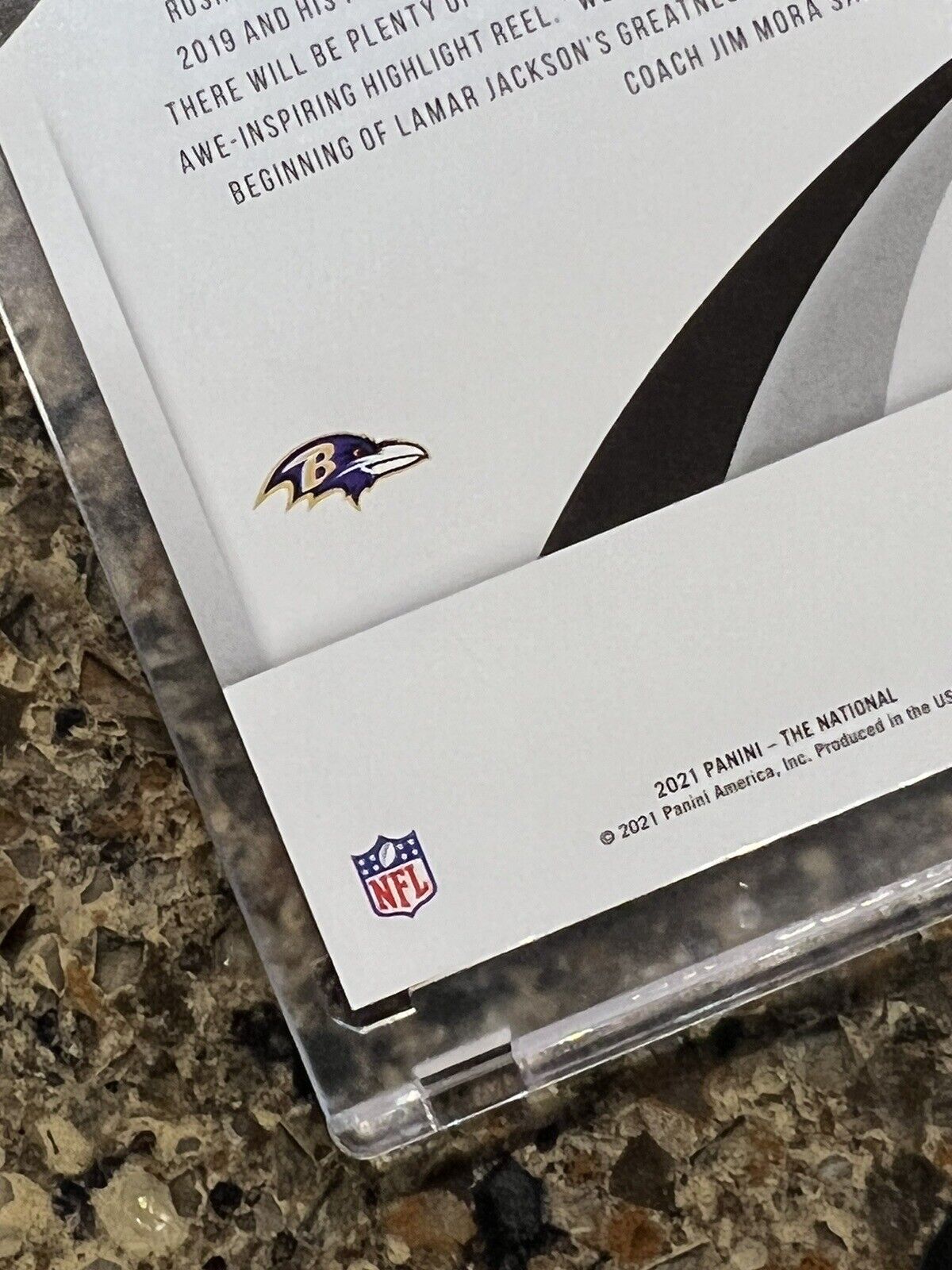 Lamar Jackson 2021 Panini The National Diskettes #25/25 Ravens Super Rare SSP