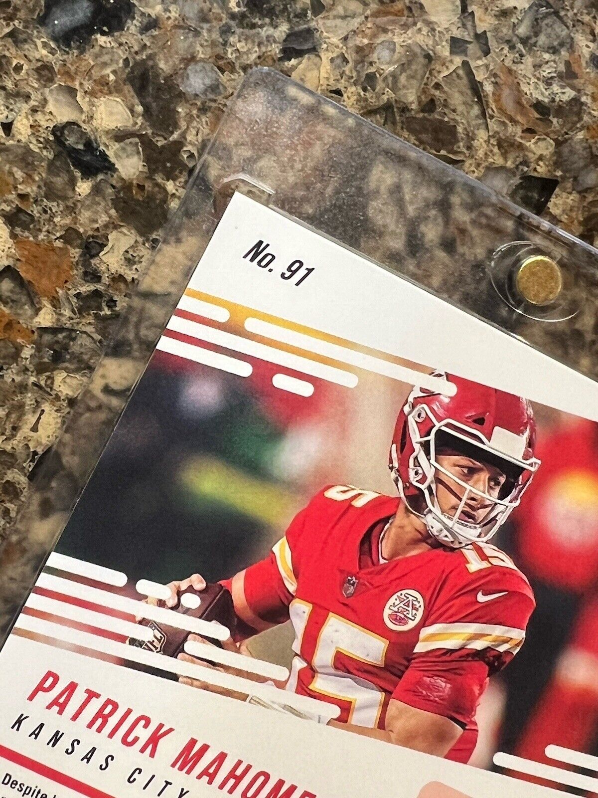 Patrick Mahomes II 2021 Panini Prestige SUNBURST Xtra Points Holo Refractor MVP