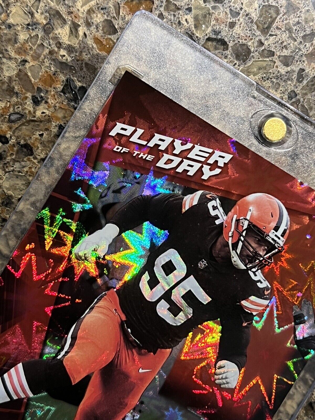 Myles Garrett 2021 Panini Player of the Day Football KABOOM #22/99 SSP Rare! 🚀