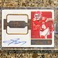 Skyy Moore 2022 Panini One Rookie Dual Patch On Card AUTO 31/49 SSP - KC Chiefs