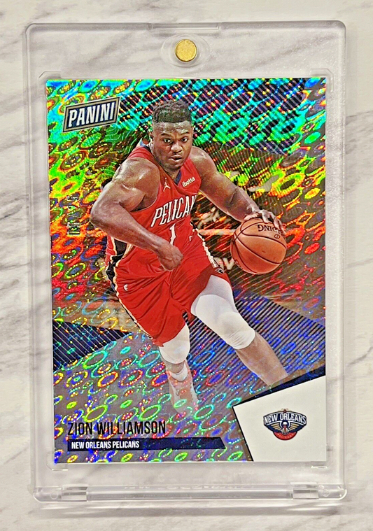 Zion Williamson 2021 Panini The National DISKETTES 05/25 Refractor Gem Mint SSP