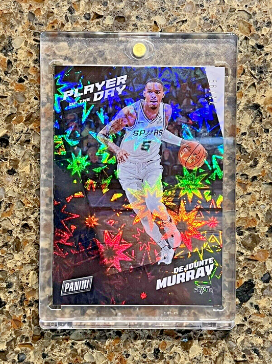 Dejounte Murray 2021 Panini NBA Player of The Day KABOOM 72/99 Rare Gem Mint SSP