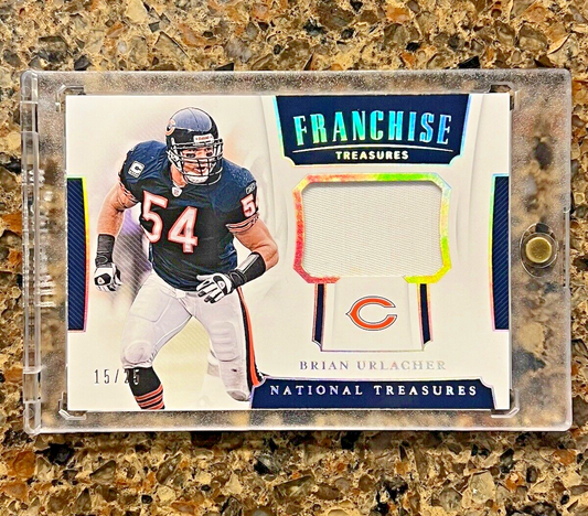 2018 Panini National Treasures Football Brian Urlacher Franchise Treasures 15/25