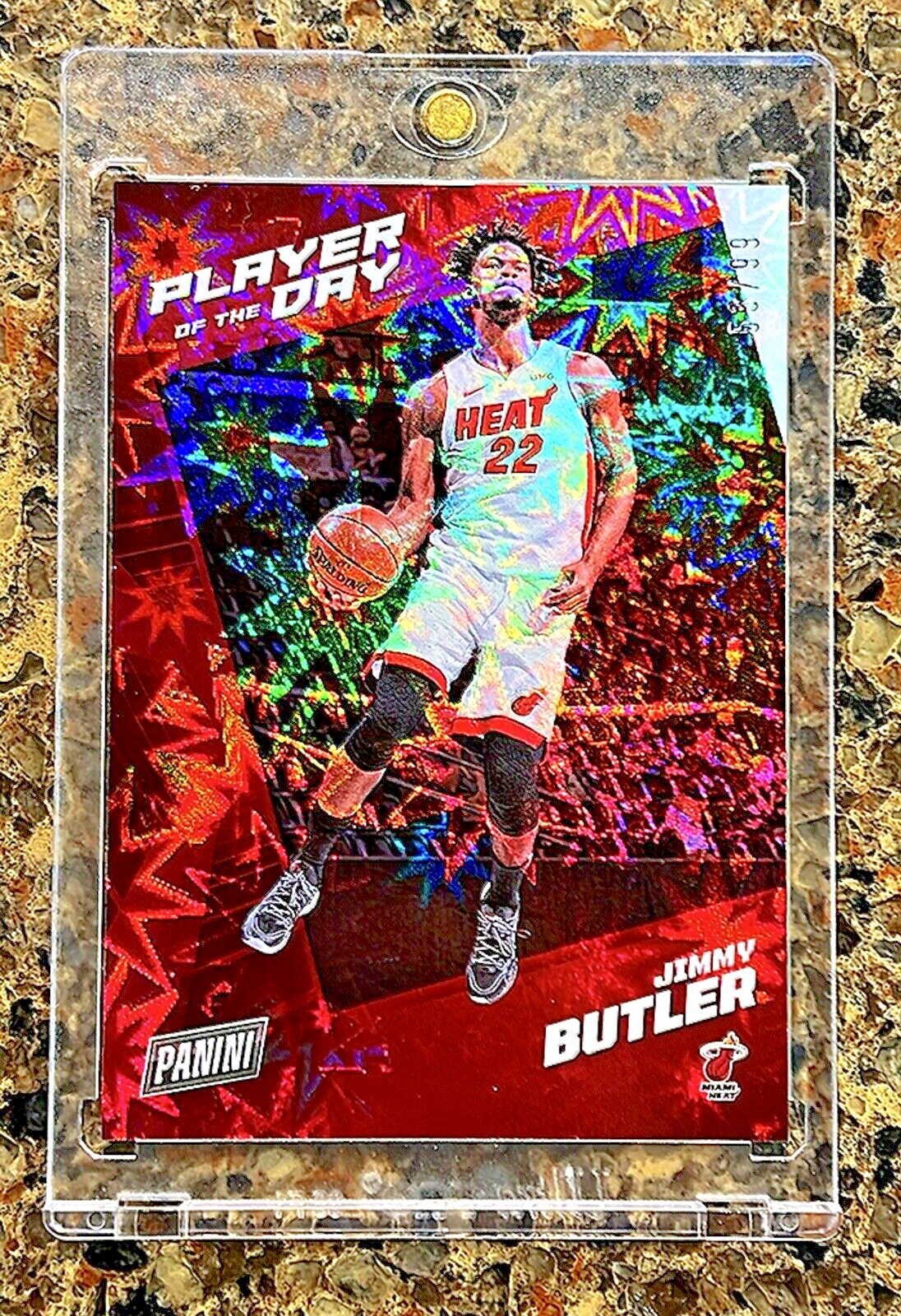 Jimmy Butler 2021 Panini NBA Player Of The Day KABOOM 53/99 SSP Rare Gem Mint