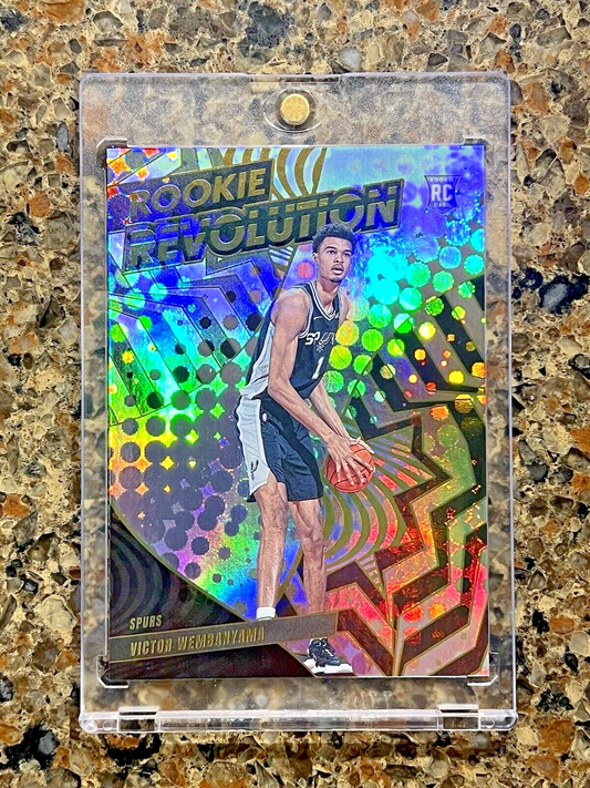 Victor Wembanyama RC 2023-24 Panini ROOKIE REVOLUTION Refractor Rare Gem Mint RC