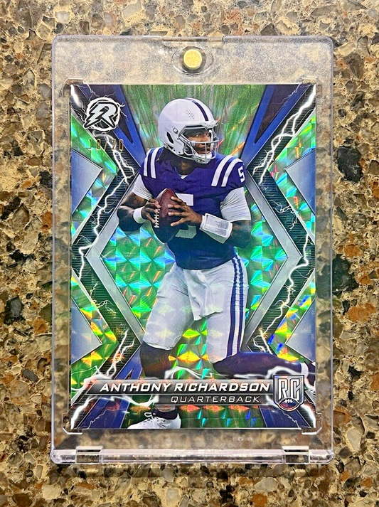 Anthony Richardson 2023 Topps Composite Resurgence Lime Green Refractor 18/20 RC