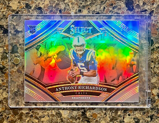 ANTHONY RICHARDSON RC 2023 PANINI SELECT SNAPSHOTS SILVER PRIZM #SS-AR ROOKIE SP