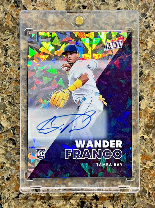 Wander Franco RC 2022 Panini National Autograph 3/4 Super Rare Gem Mint Rookie