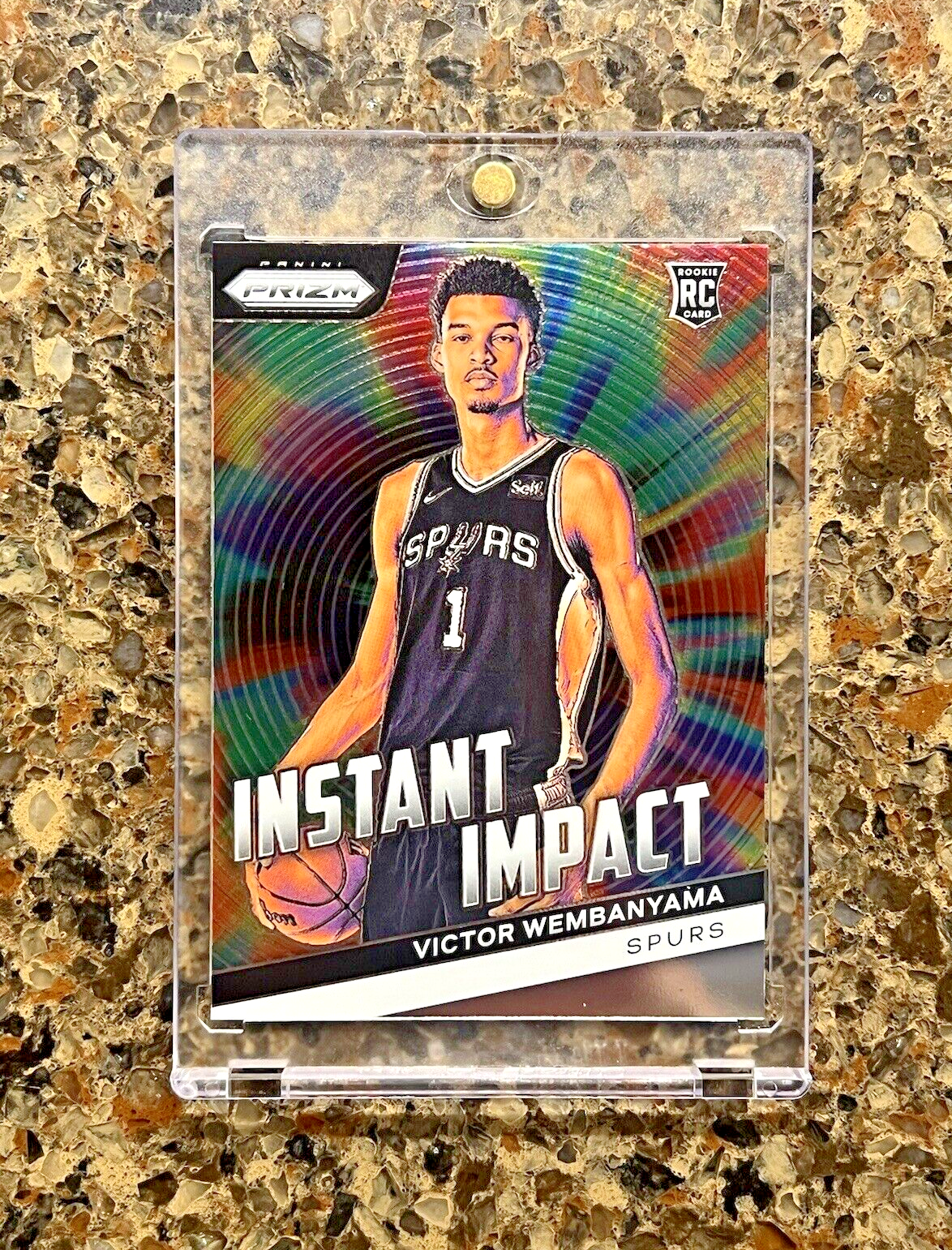 Victor Wembanyama RC 2023-24 Panini Prizm Instant Impact SP Rare Gem Mint Rookie