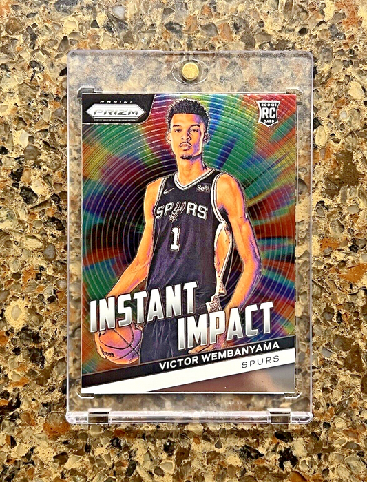 Victor Wembanyama RC 2023-24 Panini Prizm Instant Impact SP Rare Gem Mint Rookie