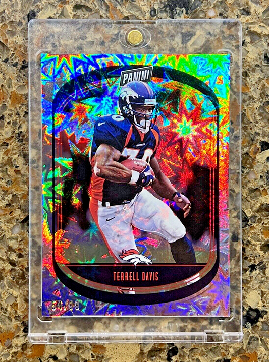 Terrell Davis 2021 Panini Player of the Day KABOOM 54/99 HOF Rare Gem Mint SSP